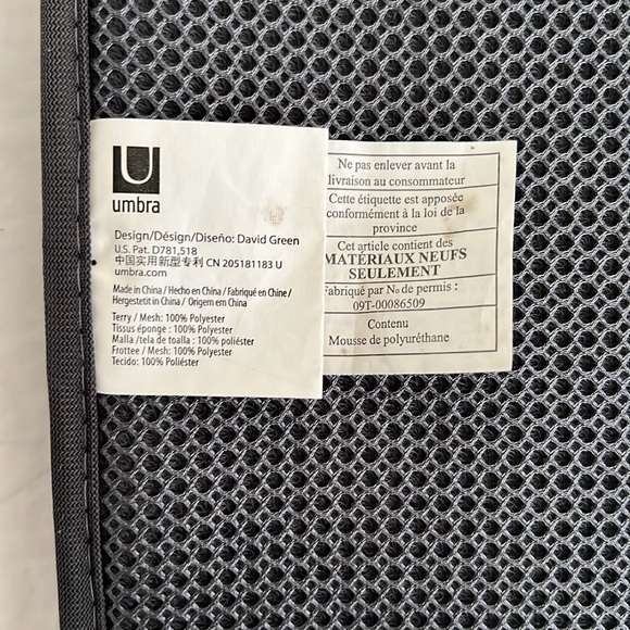 Umbra Udry Mini Drying Rack with Mat - Picture 5 of 7